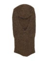 Rick Owens Woman Hat Khaki Size Onesize Alpaca Wool, Polyamide, Wool, Elastane In Sand
