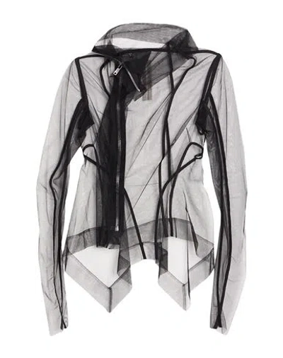 Rick Owens Woman Jacket Black Size 10 Polyamide