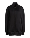 Rick Owens Woman Jacket Black Size 2 Acetate, Viscose