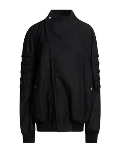 Rick Owens Woman Jacket Black Size 4 Virgin Wool
