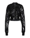 Rick Owens Woman Cardigan Black Size 4 Polyamide, Cotton, Polyester