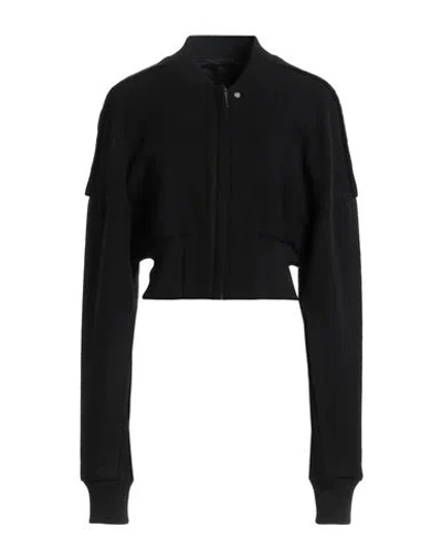 Rick Owens Woman Jacket Black Size 6 Virgin Wool