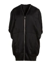 Rick Owens Plain Colour Jackets In Black