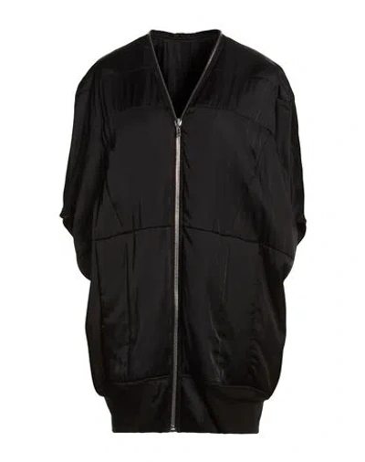 Rick Owens Woman Jacket Black Size Onesize Acetate, Viscose