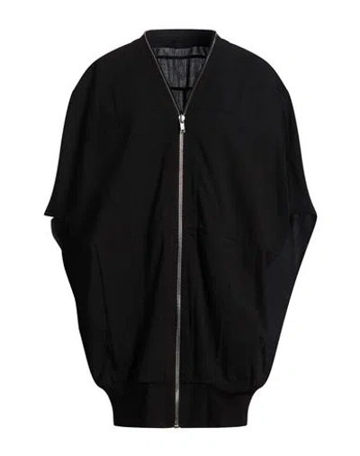 Rick Owens Woman Jacket Black Size Onesize Wool