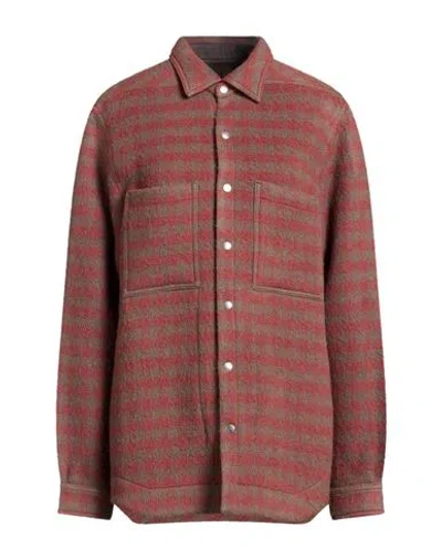 Rick Owens Woman Jacket Burgundy Size 8 Virgin Wool In Red