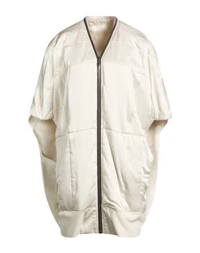 Rick Owens Woman Jacket Light Grey Size Onesize Acetate, Viscose In Neutral