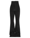 Rick Owens Woman Jeans Black Size 2 Cotton, Elastomultiester, Rubber In Black
