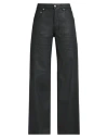 Rick Owens Woman Jeans Black Size 29 Cotton, Elastomultiester, Rubber In Black
