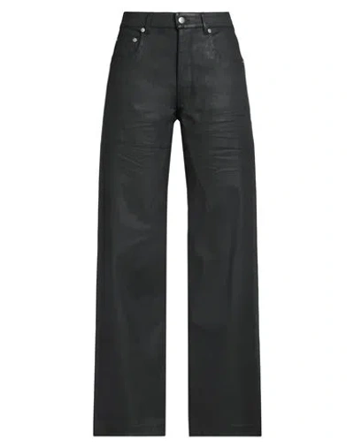 Rick Owens Woman Jeans Black Size 29 Cotton, Elastomultiester, Rubber