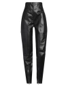 Rick Owens Woman Jeans Black Size 4 Cotton, Elastomultiester, Rubber In Black