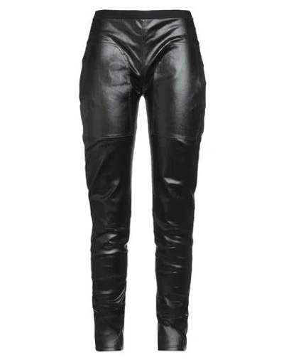 Rick Owens Woman Jeans Black Size 4 Cotton, Elastomultiester, Rubber