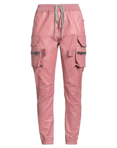 Rick Owens Woman Jeans Pink Size 4 Cotton, Elastomultiester, Rubber