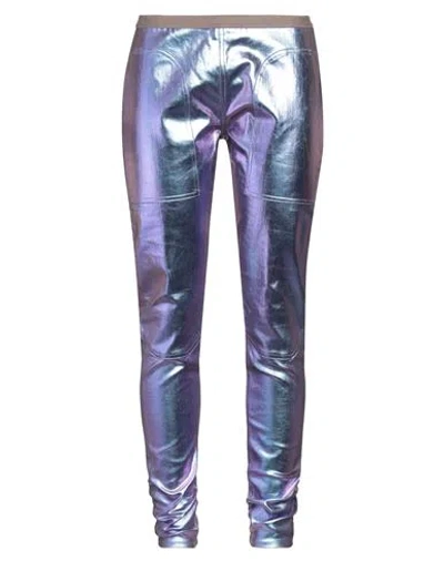Rick Owens Woman Jeans Purple Size 2 Cotton, Elastomultiester, Rubber
