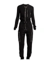 Rick Owens Woman Jumpsuit Black Size 4 Acetate, Silk In Black