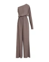 Rick Owens Woman Jumpsuit Grey Size 4 Acetate, Silk In Gray