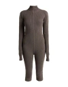 Rick Owens Gray Porterville Knit Headon Jumpsuit In Gray