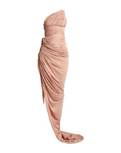 Rick Owens Woman Maxi Dress Antique Rose Size 2 Cotton