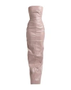 Rick Owens Woman Maxi Dress Antique Rose Size 2 Cotton, Elastomultiester, Rubber