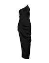 Rick Owens Woman Maxi Dress Black Size 4 Acetate, Viscose In Black