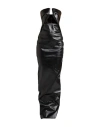 Rick Owens Woman Maxi Dress Black Size 6 Cotton, Elastomultiester, Rubber