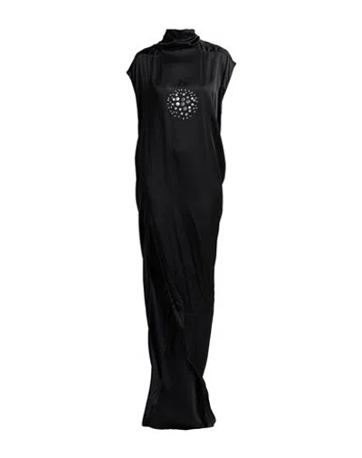 Rick Owens Woman Maxi Dress Black Size 4 Cupro