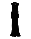 Rick Owens Woman Maxi Dress Black Size 4 Viscose, Silk In Black