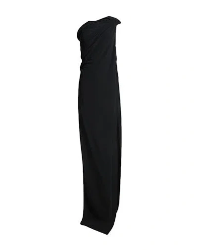 Rick Owens Woman Maxi Dress Black Size 6 Acetate, Silk