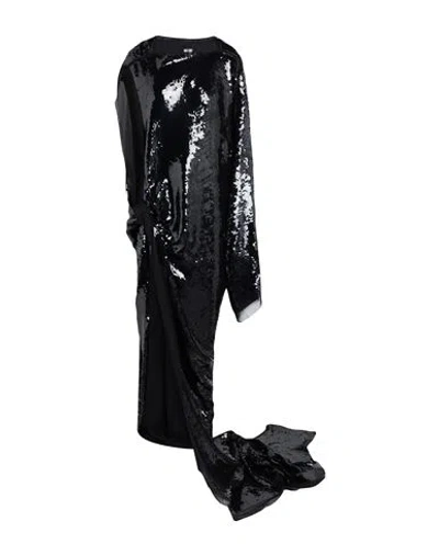 Rick Owens Woman Maxi Dress Black Size 6 Cupro