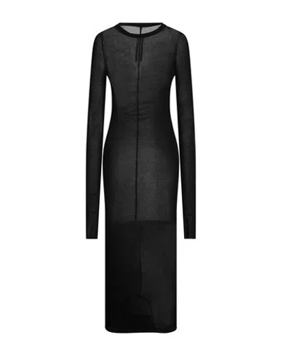 Rick Owens Woman Maxi Dress Black Size 6 Viscose, Silk