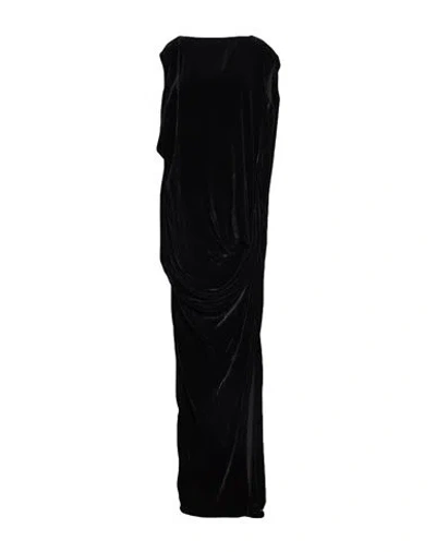 Rick Owens Woman Maxi Dress Black Size 6 Viscose, Silk