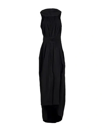 Rick Owens Woman Maxi Dress Black Size 8 Cotton