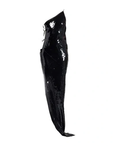 Rick Owens Woman Maxi Dress Black Size 8 Silk