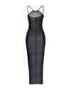 Rick Owens Woman Maxi Dress Black Size 8 Viscose, Silk In Black