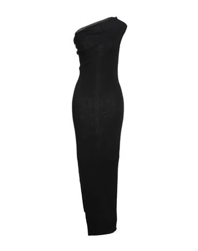 Rick Owens Woman Maxi Dress Black Size L Virgin Wool