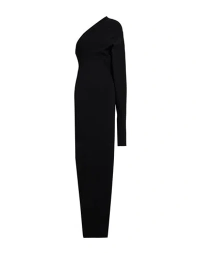 Rick Owens Woman Maxi Dress Black Size M Viscose, Polyester, Polyamide, Elastane