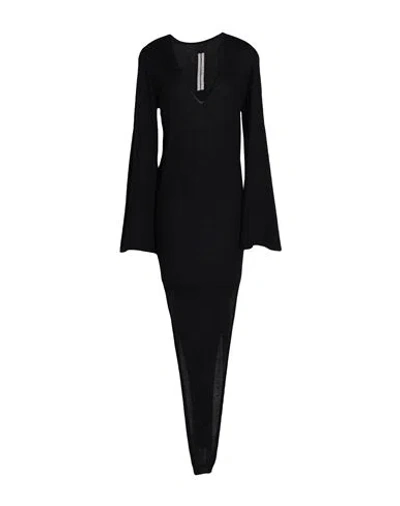 Rick Owens Woman Maxi Dress Black Size S Cashmere