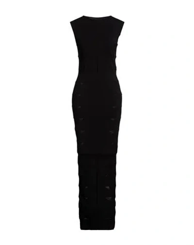 Rick Owens Woman Maxi Dress Black Size S Viscose, Polyester