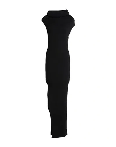 Rick Owens Woman Maxi Dress Black Size S Viscose, Polyester