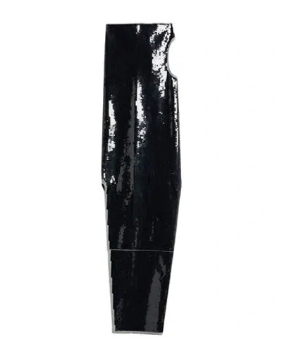 Rick Owens Woman Maxi Dress Blue Size 4 Cotton, Elastomultiester, Rubber
