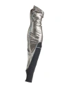 Rick Owens Woman Maxi Dress Grey Size 12 Cotton, Elastomultiester, Rubber