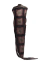 Rick Owens Woman Maxi Dress Grey Size 6 Cupro In Multi