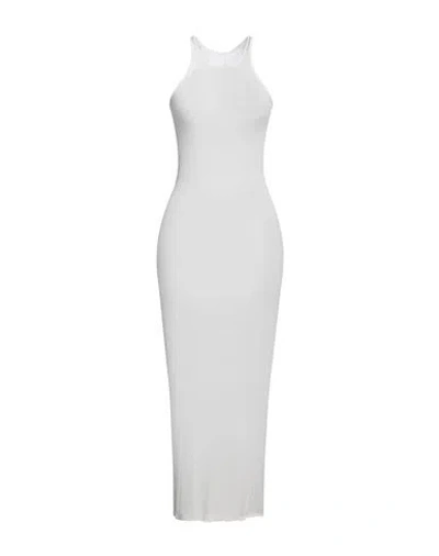 Rick Owens Woman Maxi Dress Ivory Size 6 Viscose, Silk In White