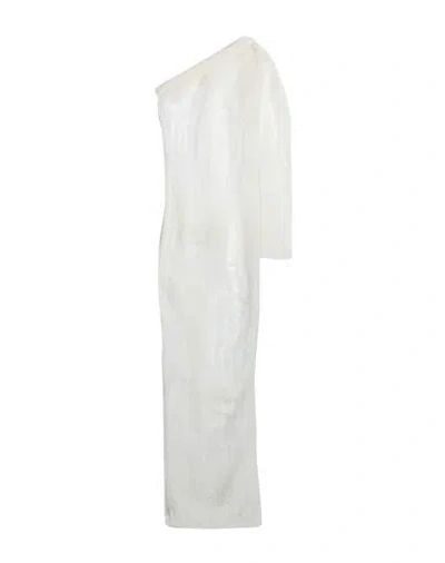 Rick Owens Woman Maxi Dress Ivory Size S Polyamide, Mohair Wool, Wool In White