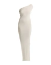 Rick Owens Woman Maxi Dress Light Grey Size L Virgin Wool