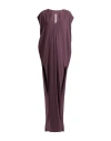 Rick Owens Woman Maxi Dress Mauve Size 10 Viscose, Acetate In Purple