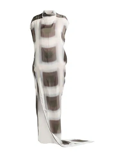 Rick Owens Woman Maxi Dress Off White Size 4 Cupro