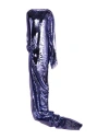 Rick Owens Woman Maxi Dress Purple Size 6 Cupro In Blue