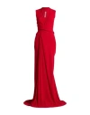 Rick Owens Woman Maxi Dress Red Size 4 Acetate, Silk