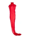 Rick Owens Edfu T Asymmetric Dress In Red